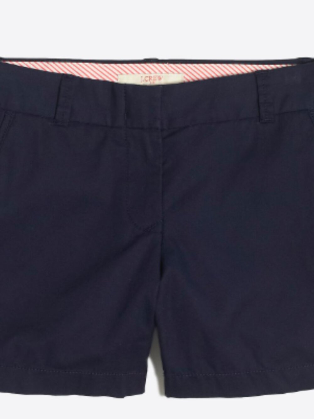 J. Crew Factory Dark Navy Cotton Chino Shorts